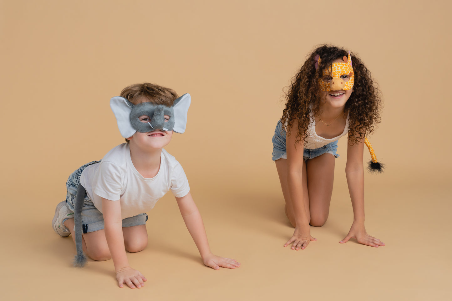 GIRAFFE - Animal mask & tail