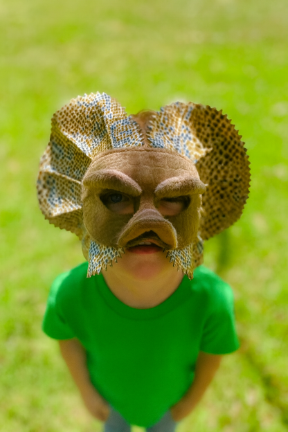 Frill Neck Lizard - Animal Mask & Tail Set