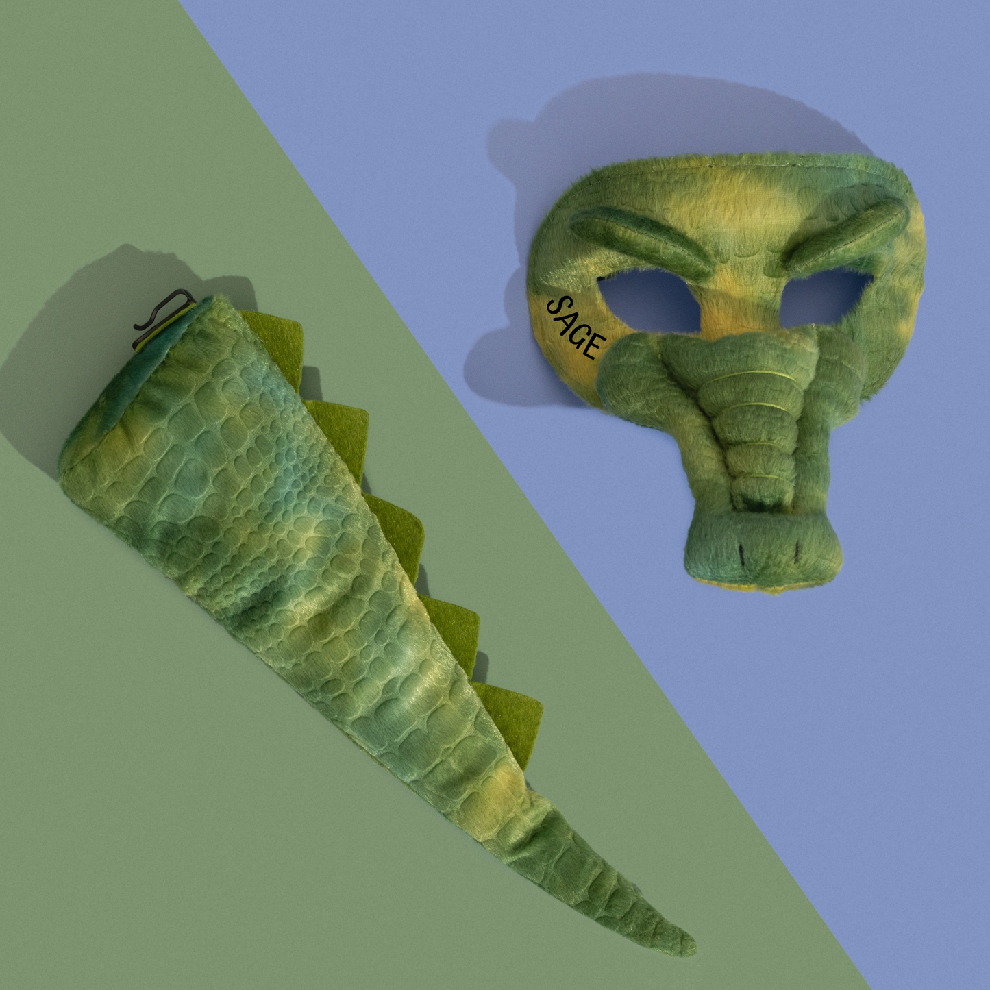 CROCODILE - Animal mask & tail