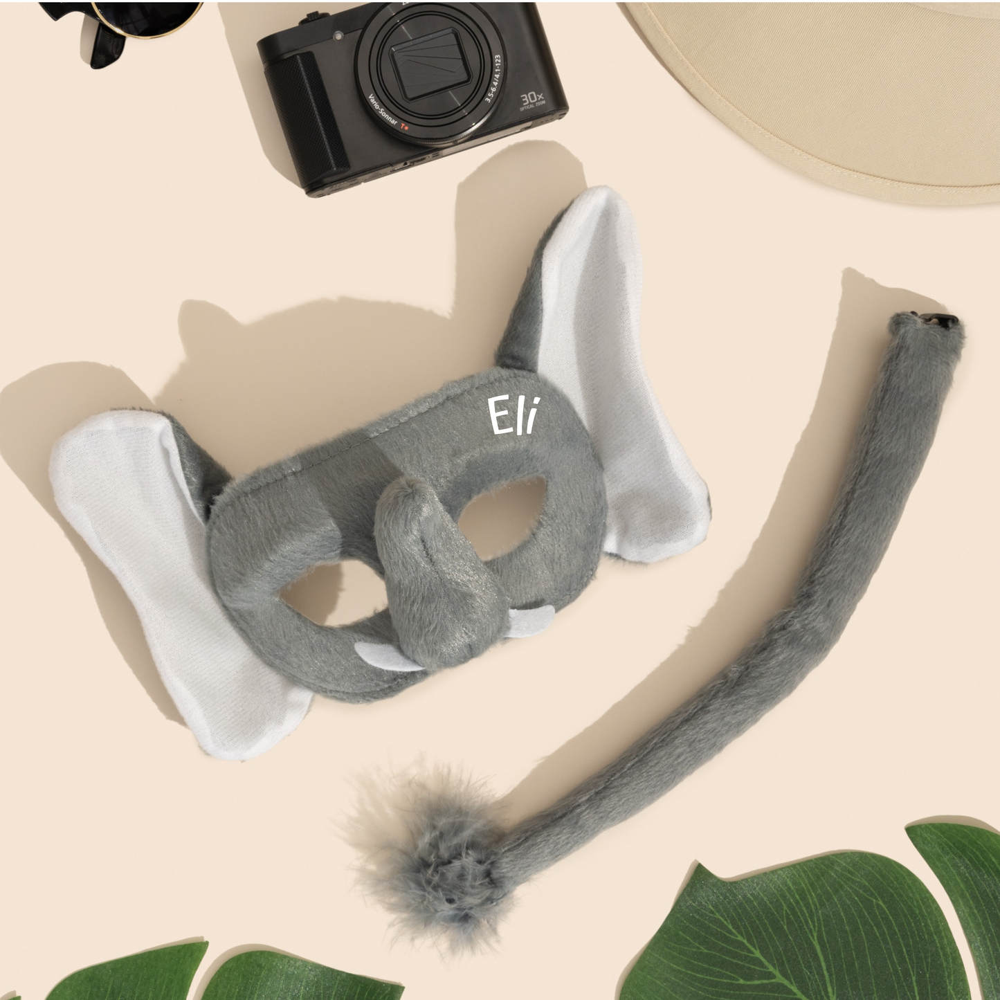 ELEPHANT - Animal mask & tail