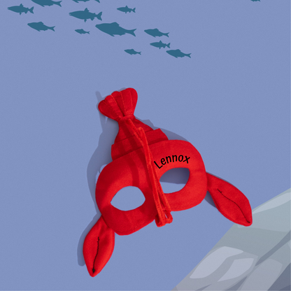 Personalised Lobster Mask and Tail Set Kids Little Safari