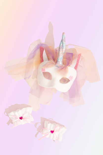 UNICORN - Animal Mask & Wrist Cuffs