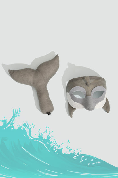 DOLPHIN - Animal mask & tail