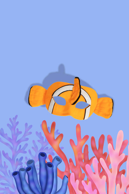 clown fish product mask and tail book week role play animal party