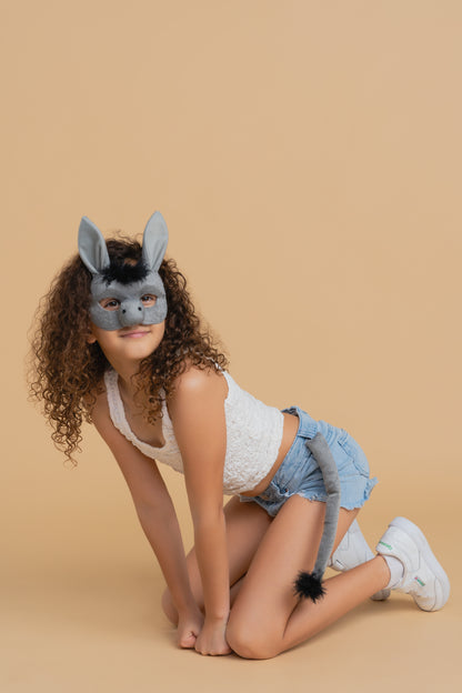 DONKEY - Animal Mask & Tail