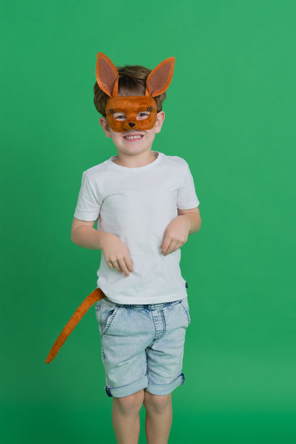 Kids Little Safari Kangaroo Mask and Tail Set 