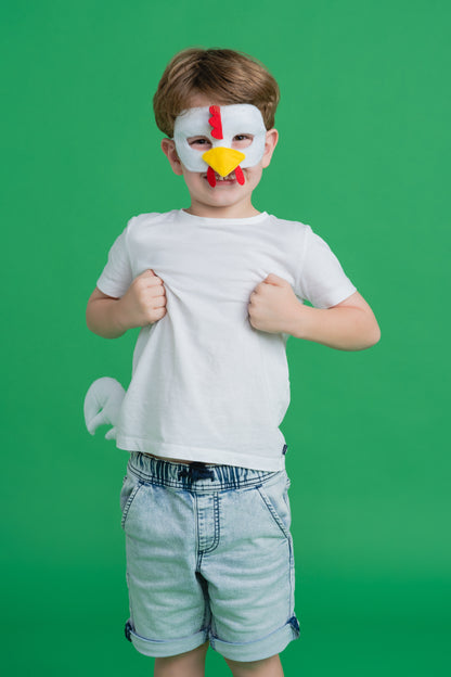 chicken farm mask and tail book week role play animal party
